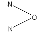 tlenek azotu(I) - wzór strukturalny
