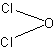 tlenek chloru(I) - wzór strukturalny