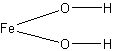 wodorotlenek żelaza(II) wzór strukturalny